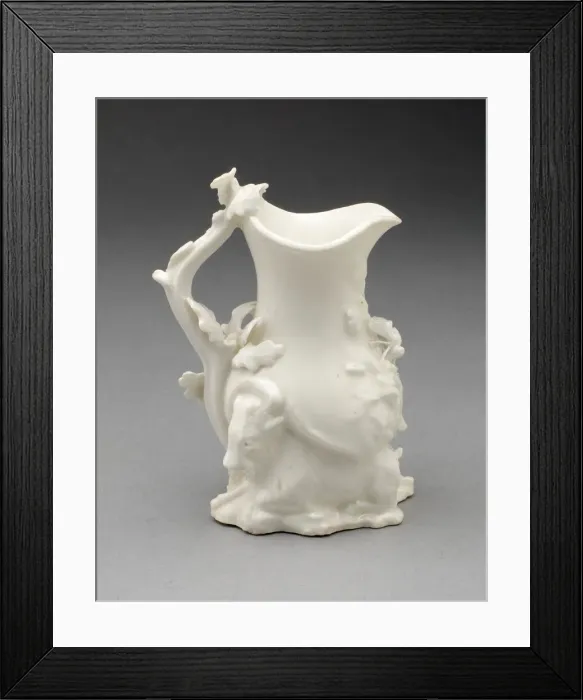 Framed Print : Goat and Bee Cream Jug, Chelsea, c. 1745. Creator: Chelsea Porcelain Manufactory Framed Print : Goat and Bee Cream Jug, Chelsea, c. 1745. Creator: Chelsea Porcelain Manufactory