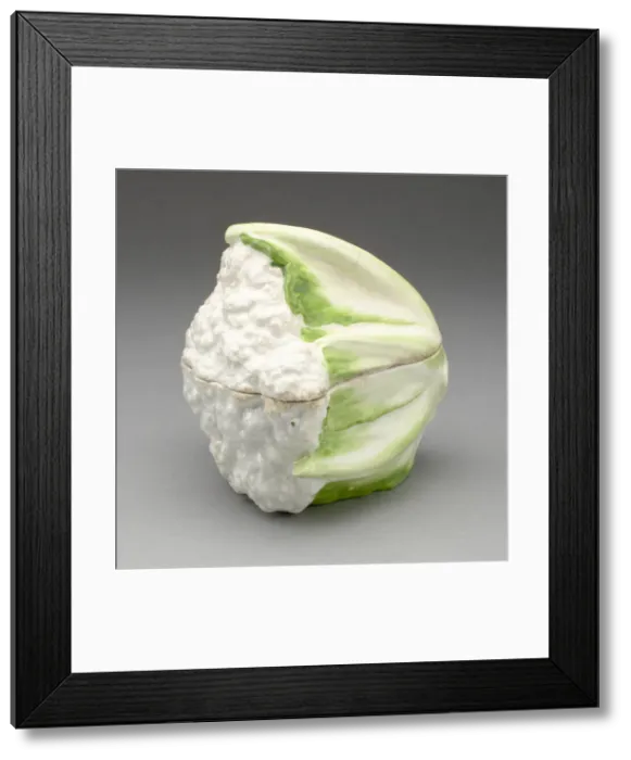 Framed Print : Cauliflower Tureen, Chelsea, c. 1755. Creator: Chelsea Porcelain Manufactory Framed Print : Cauliflower Tureen, Chelsea, c. 1755. Creator: Chelsea Porcelain Manufactory