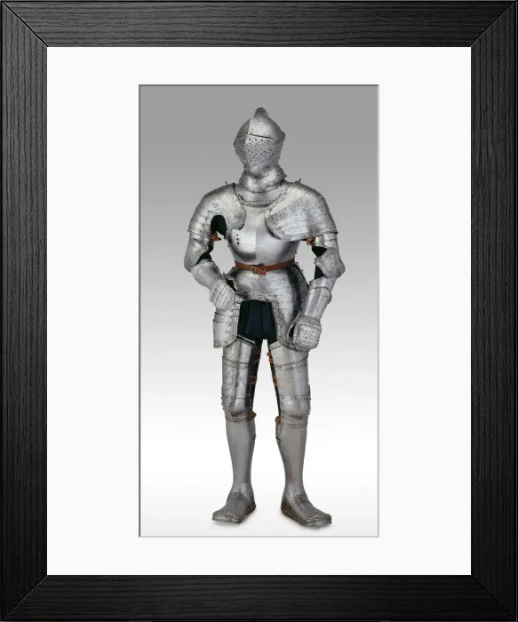 Framed Print : Portions of a Field Armor, Innsbruck, c. 1540 with some modern restoration Framed Print : Portions of a Field Armor, Innsbruck, c. 1540 with some modern restoration