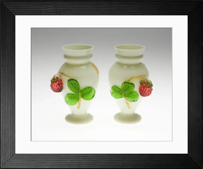 Framed Print : Pair of Vases, England, c. 1850  /  60. Creator: Unknown