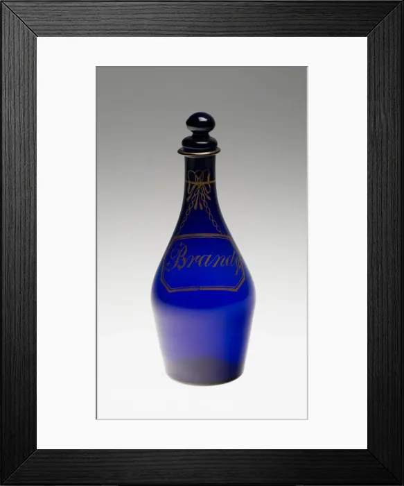 Framed Print : Brandy Decanter, England, c. 1806. Creator: Unknown Framed Print : Brandy Decanter, England, c. 1806. Creator: Unknown