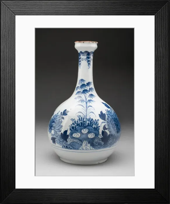 Framed Print : Bottle, Liverpool, c. 1750. Creator: Unknown