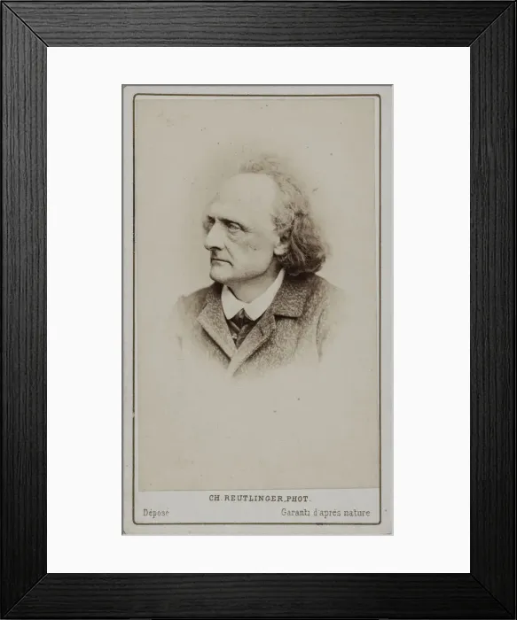 Framed Print : Portrait of the pianist and composer Henry Litolff (1818-1891) Framed Print : Portrait of the pianist and composer Henry Litolff (1818-1891)