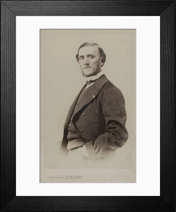 Framed Print : Portrait of the pianist and composer Jean-Henri Ravina (1818-1906) Framed Print : Portrait of the pianist and composer Jean-Henri Ravina (1818-1906)