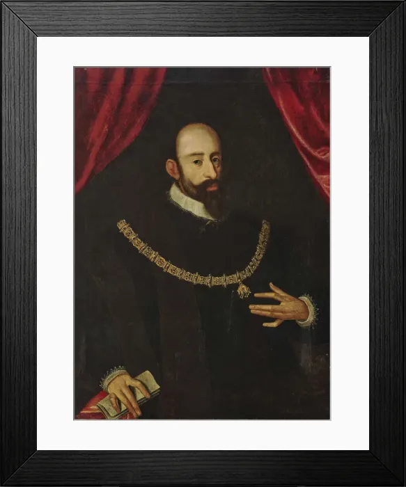 Framed Print : Portrait of William V (1548-1626), Duke of Bavaria. Creator: Anonymous Framed Print : Portrait of William V (1548-1626), Duke of Bavaria. Creator: Anonymous