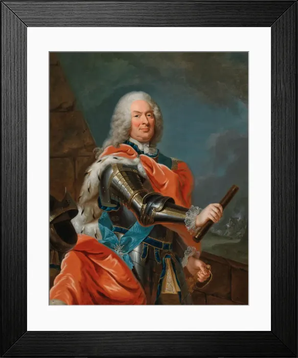 Framed Print : Portrait of William VIII, Landgrave of Hesse-Kassel (1682-1760) Framed Print : Portrait of William VIII, Landgrave of Hesse-Kassel (1682-1760)