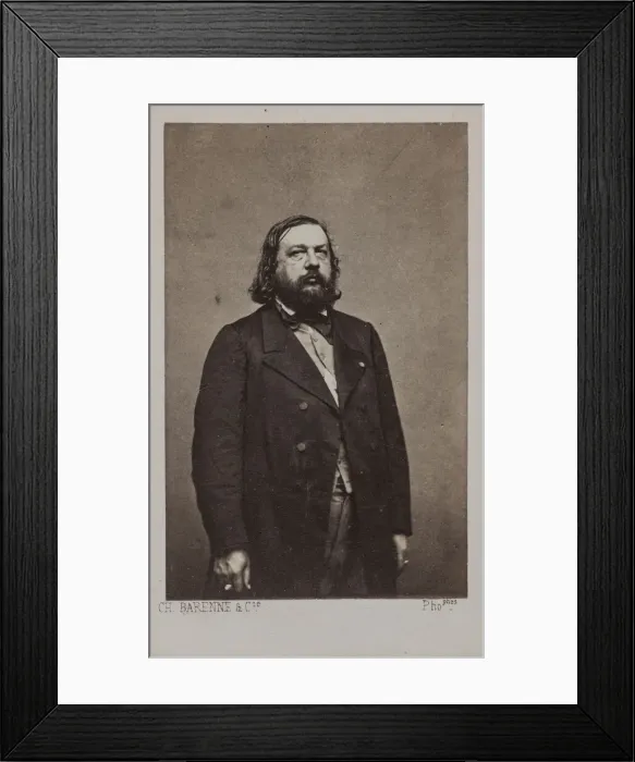 Framed Print : Portrait of the poet Theophile Gautier (1811-1872), 1872 Framed Print : Portrait of the poet Theophile Gautier (1811-1872), 1872