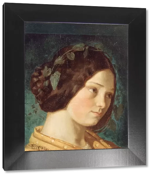 Portrait of Zelie Courbet, ca 1842. Creator: Courbet, Gustave (1819-1877)