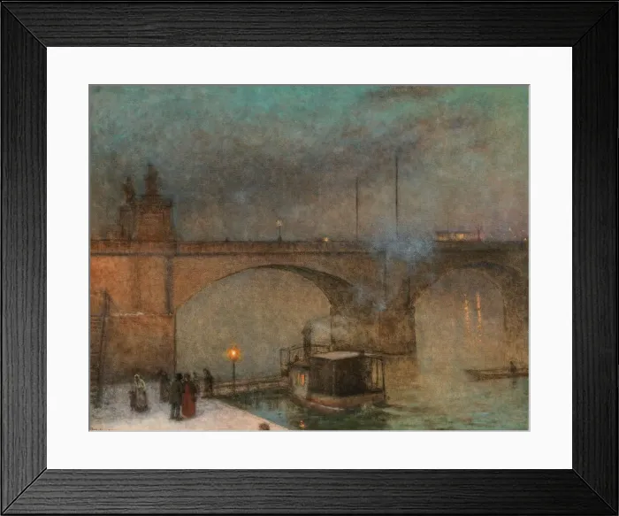 Framed Print : Prague, steamer on the Vltava before the Palacky Bridge, ca 1910-1915 Framed Print : Prague, steamer on the Vltava before the Palacky Bridge, ca 1910-1915