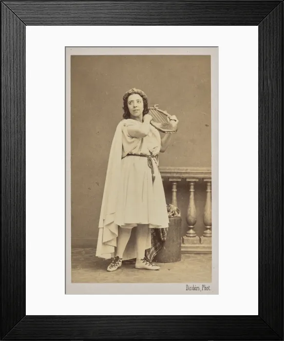 Framed Print : Portrait of the singer and composer Pauline Viardot (1821-1910), 1862 Framed Print : Portrait of the singer and composer Pauline Viardot (1821-1910), 1862