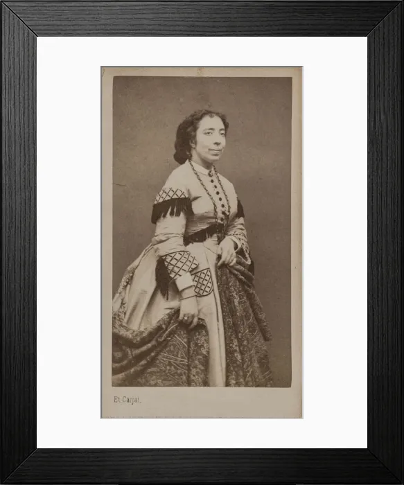 Framed Print : Portrait of the singer and composer Pauline Viardot (1821-1910), Between 1860 and 1865 Framed Print : Portrait of the singer and composer Pauline Viardot (1821-1910), Between 1860 and 1865