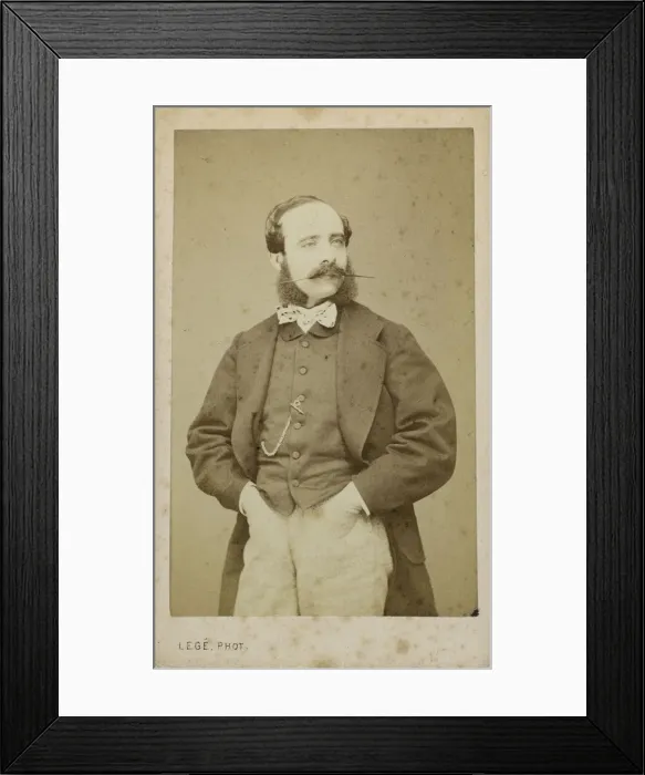 Framed Print : Portrait of the violinist and composer Adolphe Blanc (1828-1885), c. 1870 Framed Print : Portrait of the violinist and composer Adolphe Blanc (1828-1885), c. 1870