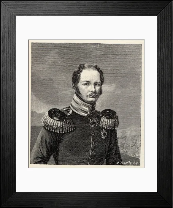 Framed Print : Prince William of Prussia (1797-1888), 1835. Creator: Bong, Richard (1853-1935) Framed Print : Prince William of Prussia (1797-1888), 1835. Creator: Bong, Richard (1853-1935)