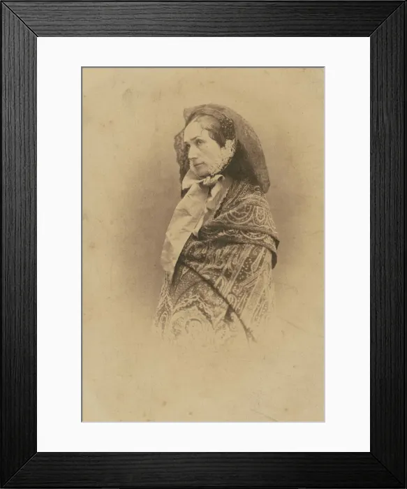 Framed Print : Portrait of the opera singer Rosine Stoltz (1815-1903), 1855-1859