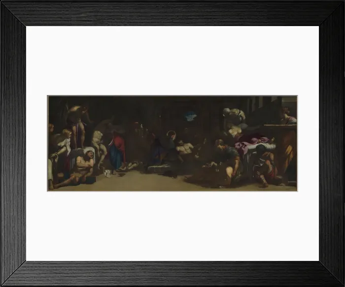 Framed Print : Saint Roch attending the Venice plague-victims in the Lazaretto Framed Print : Saint Roch attending the Venice plague-victims in the Lazaretto