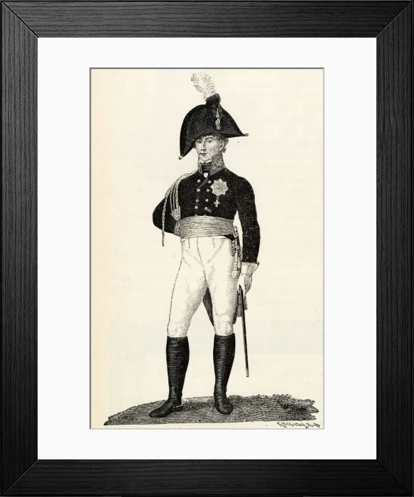 Framed Print : Prince Louis Ferdinand of Prussia (1772-1806). Creator: Knesing, Theodor (1840-?) Framed Print : Prince Louis Ferdinand of Prussia (1772-1806). Creator: Knesing, Theodor (1840-?)