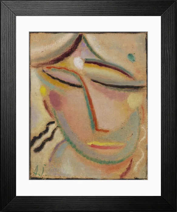 Framed Print : Small head, c. 1922. Creator: Javlensky, Alexei, von (1864-1941) Framed Print : Small head, c. 1922. Creator: Javlensky, Alexei, von (1864-1941)