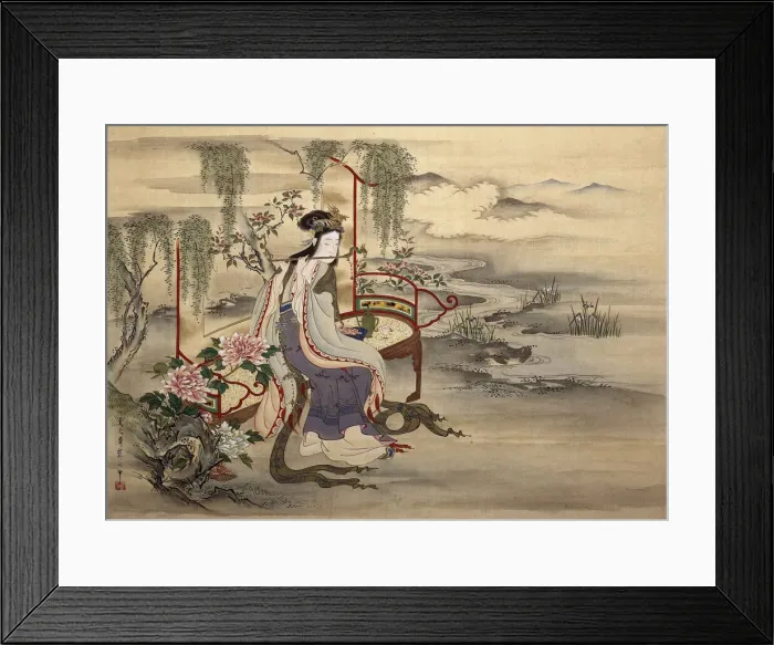 Framed Print : The Chinese beauty Yang Guifei, ca 1810-1815. Creator: Eishi Framed Print : The Chinese beauty Yang Guifei, ca 1810-1815. Creator: Eishi