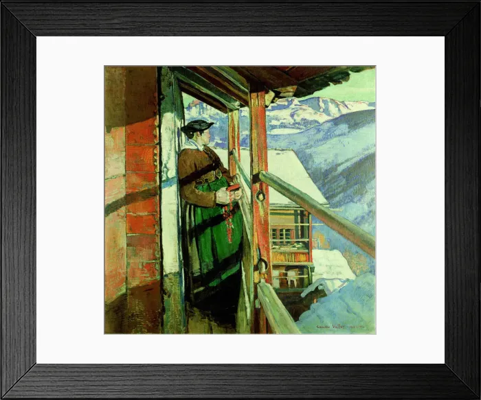 Framed Print : Sunday Morning, 1908-1909. Creator: Vallet, Edouard (1876-1929) Framed Print : Sunday Morning, 1908-1909. Creator: Vallet, Edouard (1876-1929)