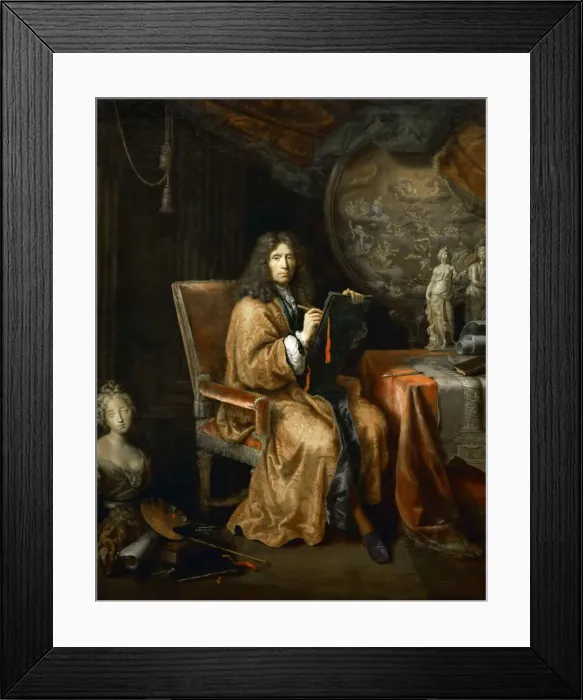 Framed Print : Self-Portrait, Between 1680 and 1690. Creator: Mignard, Pierre (1612-1695) Framed Print : Self-Portrait, Between 1680 and 1690. Creator: Mignard, Pierre (1612-1695)