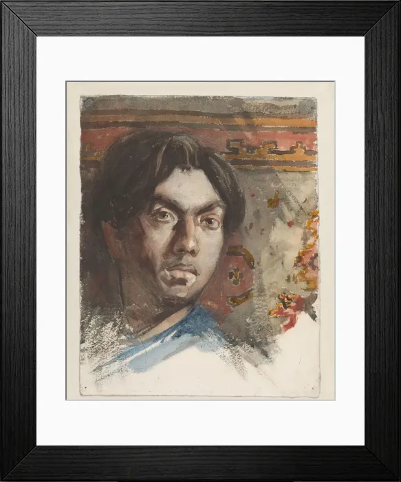 Framed Print : Self-Portrait, 1881. Creator: Toorop, Jan (1858-1928) Framed Print : Self-Portrait, 1881. Creator: Toorop, Jan (1858-1928)