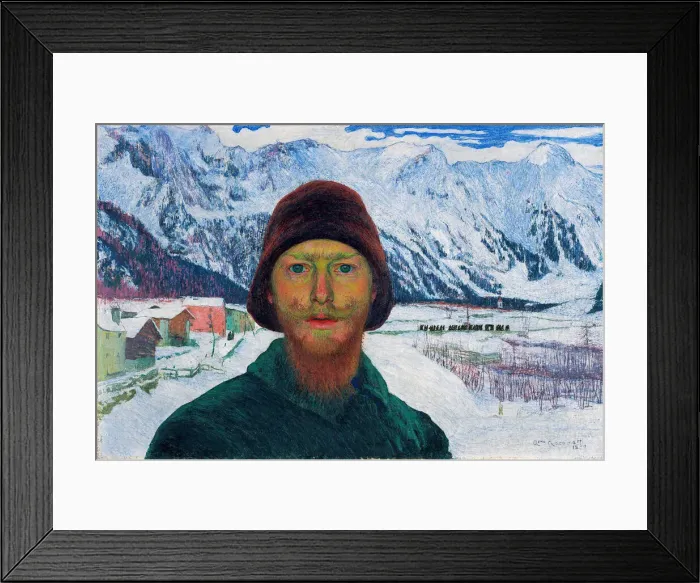 Framed Print : Self-Portrait, 1899. Creator: Giacometti, Giovanni (1868-1933) Framed Print : Self-Portrait, 1899. Creator: Giacometti, Giovanni (1868-1933)
