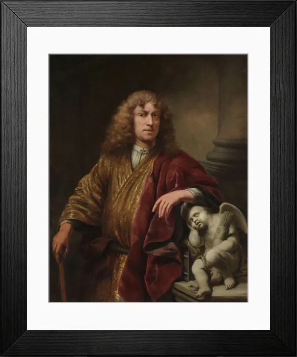 Framed Print : Self-Portrait, ca 1669. Creator: Bol, Ferdinand (1616-1680) Framed Print : Self-Portrait, ca 1669. Creator: Bol, Ferdinand (1616-1680)