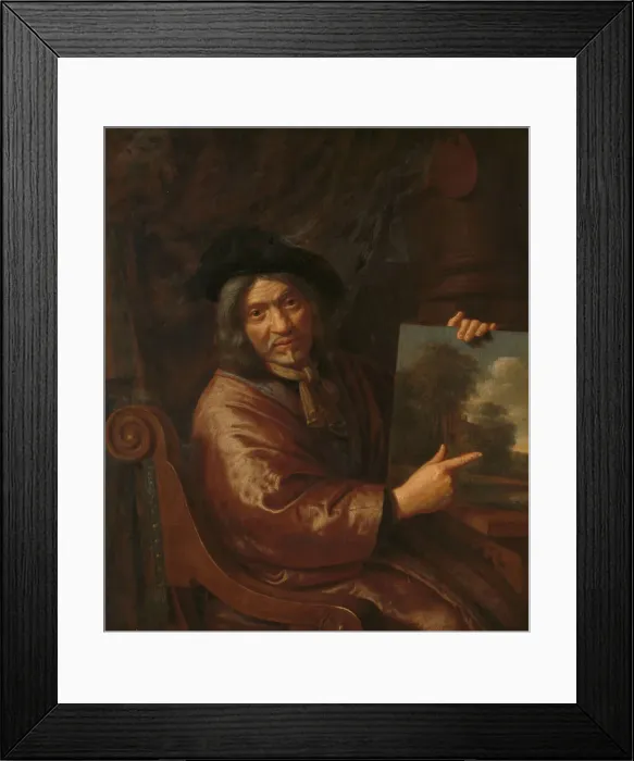 Framed Print : Self-Portrait, um 1640-1650. Creator: Asch, Pieter Jansz van (1603-1678) Framed Print : Self-Portrait, um 1640-1650. Creator: Asch, Pieter Jansz van (1603-1678)