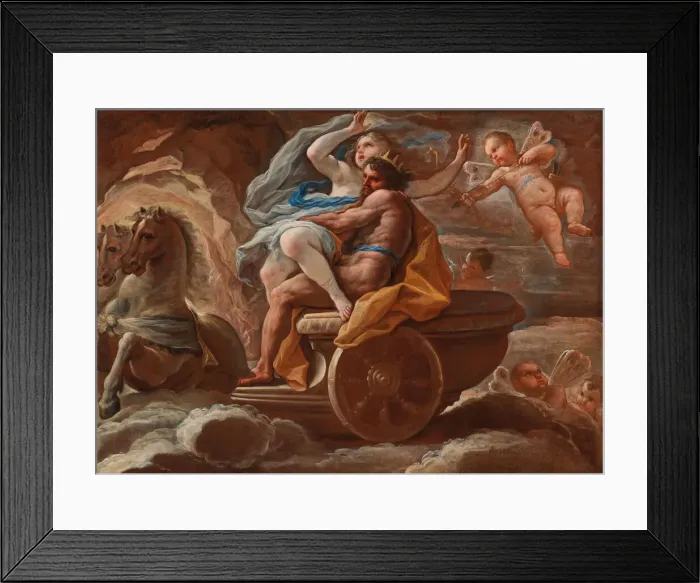 Framed Print : The Abduction of Proserpina, ca 1689. Creator: Giordano, Luca (1632-1705) Framed Print : The Abduction of Proserpina, ca 1689. Creator: Giordano, Luca (1632-1705)