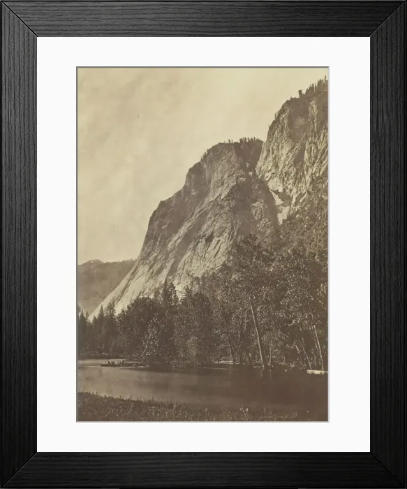 Framed Print : Glacier Rock from below, 1866 / 99. Creator: G. Fagersteen Framed Print : Glacier Rock from below, 1866 / 99. Creator: G. Fagersteen