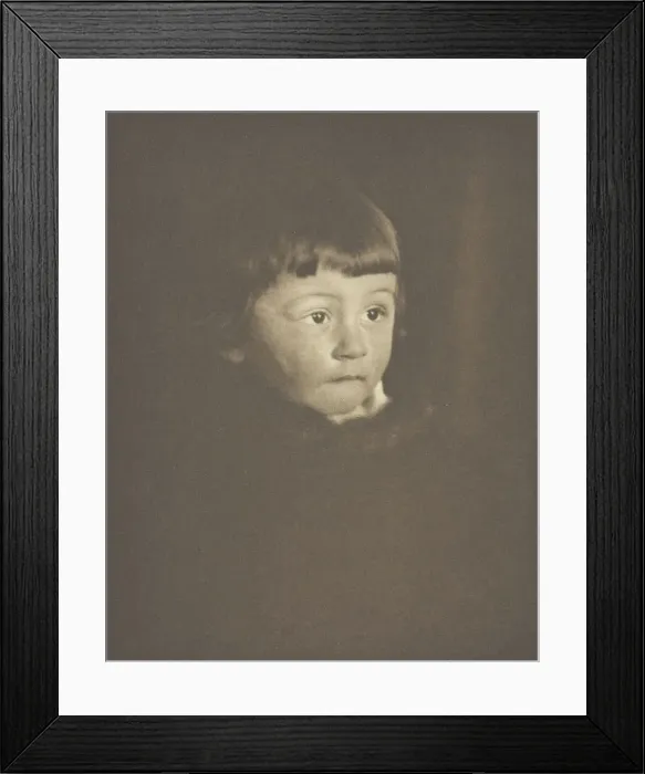Framed Print : Portrait of a Boy, 1897. Creator: Gertrude Kasebier Framed Print : Portrait of a Boy, 1897. Creator: Gertrude Kasebier