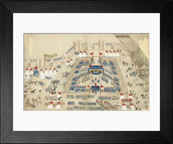 Framed Print : The Taiping Rebellion, after 1864. Creator: Chinese Master Framed Print : The Taiping Rebellion, after 1864. Creator: Chinese Master