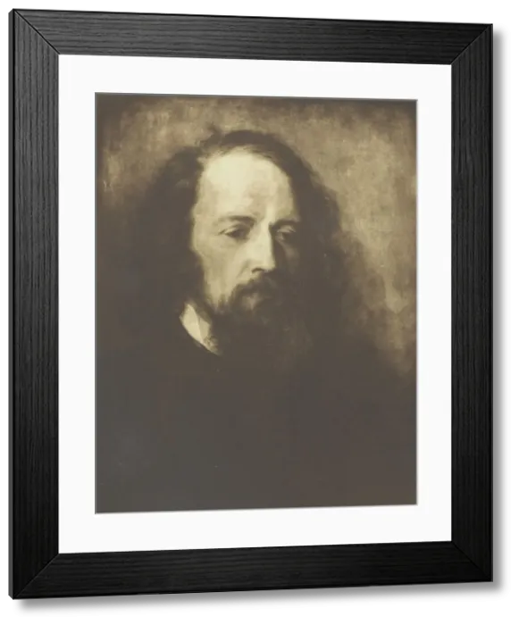Framed Print : Alfred, Lord Tennyson, c. 1893. Creator: Henry Herschel Hay Cameron Framed Print : Alfred, Lord Tennyson, c. 1893. Creator: Henry Herschel Hay Cameron
