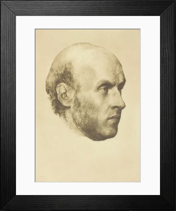 Framed Print : James Spedding, c. 1893. Creator: Henry Herschel Hay Cameron Framed Print : James Spedding, c. 1893. Creator: Henry Herschel Hay Cameron