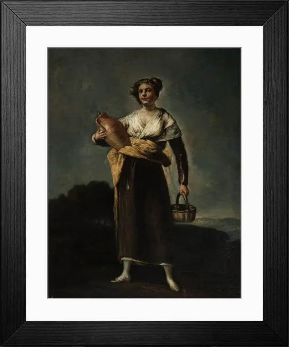 Framed Print : The Water Bearer (La Aguadora), 1810. Creator: Goya, Francisco, de (1746-1828) Framed Print : The Water Bearer (La Aguadora), 1810. Creator: Goya, Francisco, de (1746-1828)