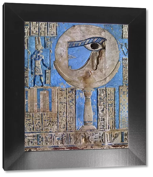 The Eye of Horus. The ceiling of the Hathor Temple, Dendera, 50-48 BC
