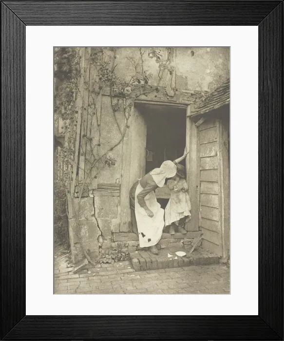Framed Print : The Broken Saucer, c. 1880 / 90, printed April 1890. Creator: J. B. B. Wellington Framed Print : The Broken Saucer, c. 1880 / 90, printed April 1890. Creator: J. B. B. Wellington