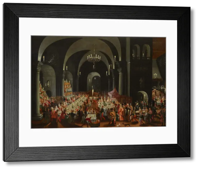 Framed Print : The Feast of Belshazzar, First third of 17th cen. Creator Framed Print : The Feast of Belshazzar, First third of 17th cen. Creator