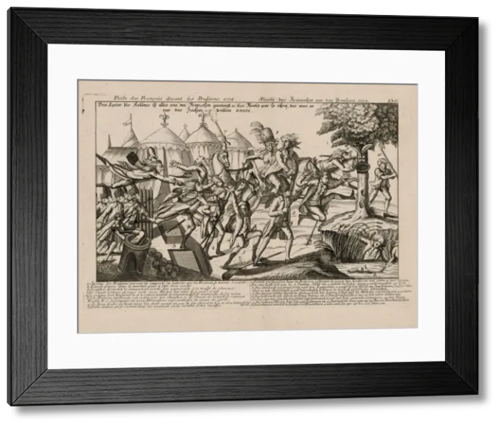 Framed Print : The French flight from the Prussians in 1792, ca 1792. Creator: Anonymous Framed Print : The French flight from the Prussians in 1792, ca 1792. Creator: Anonymous