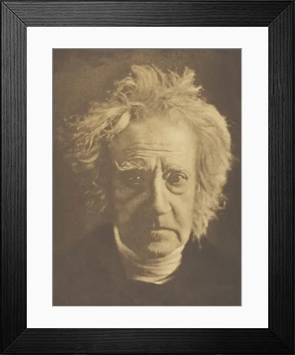 Framed Print : Sir John Herschel, 1867, printed c. 1893. Creator: Julia Margaret Cameron Framed Print : Sir John Herschel, 1867, printed c. 1893. Creator: Julia Margaret Cameron