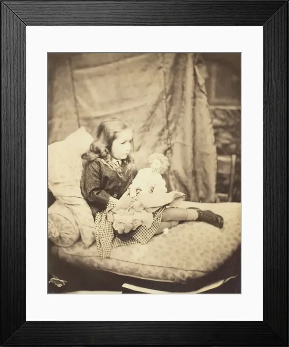 Framed Print : Margaret Frances Langton Clarke, September 1864. Creator: Lewis Carroll Framed Print : Margaret Frances Langton Clarke, September 1864. Creator: Lewis Carroll