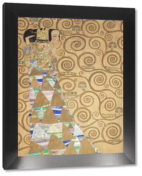 The Stoclet Frieze, Detail: The Expectation, 1905-1909. Creator: Klimt