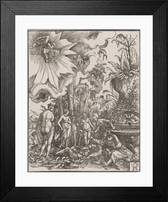 Framed Print : The Judgement of Paris, 1511. Creator: Altdorfer, Albrecht (c. 1480-1538) Framed Print : The Judgement of Paris, 1511. Creator: Altdorfer, Albrecht (c. 1480-1538)