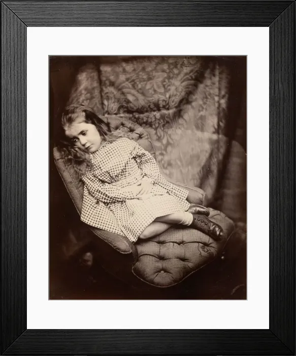 Framed Print : Margaret Frances Langton Clarke, 1864, printed c. 1866. Creator: Lewis Carroll Framed Print : Margaret Frances Langton Clarke, 1864, printed c. 1866. Creator: Lewis Carroll
