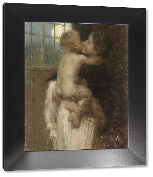 The Kiss, c. 1910. Creator: Stott, Edward (1858-1918)