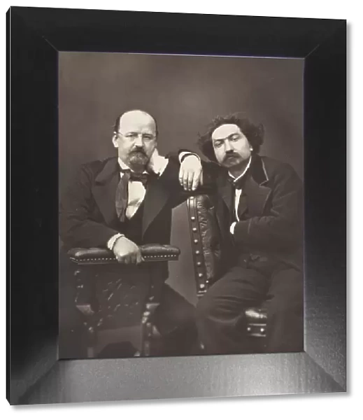 Emile Erckmann (French writer, 1822-1899) and Alexandre Chatrian (French writer