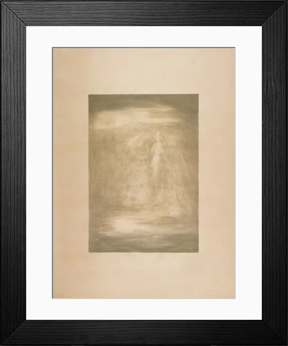 Framed Print : Twilight (Crepuscule), 1894. Creator: Blache, Philippe-Charles (1860-1908) Framed Print : Twilight (Crepuscule), 1894. Creator: Blache, Philippe-Charles (1860-1908)