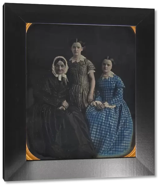 Untitled (Portrait of Three Women), 1860. Creator: R. Emmert Churchill