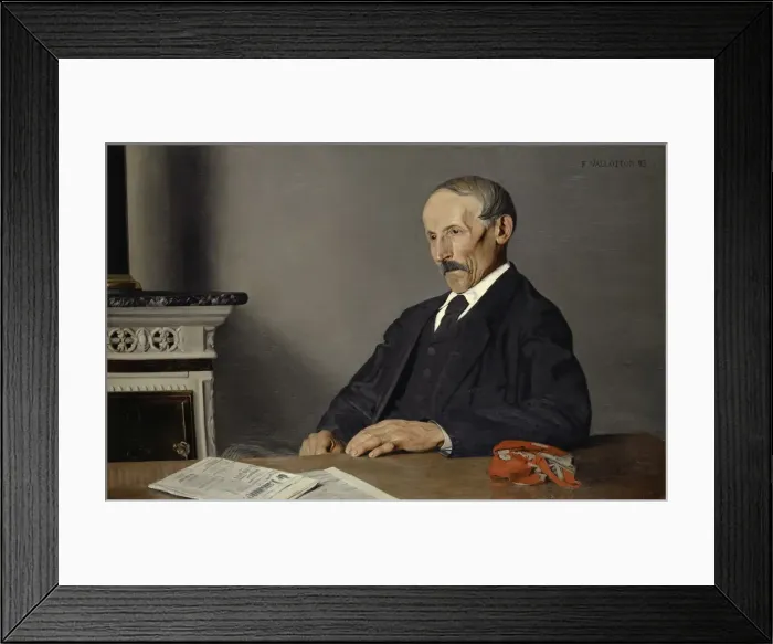 Framed Print : The Old Concierge, 1893. Creator: Vallotton, Felix Edouard (1865-1925) Framed Print : The Old Concierge, 1893. Creator: Vallotton, Felix Edouard (1865-1925)
