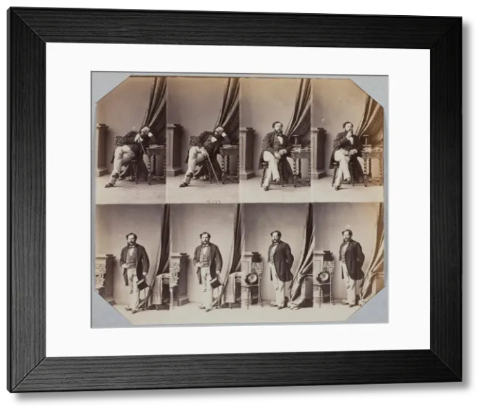 Framed Print : Napoleon Coste, 1859. Creator: Andre-Adolphe-Eugene Disderi Framed Print : Napoleon Coste, 1859. Creator: Andre-Adolphe-Eugene Disderi